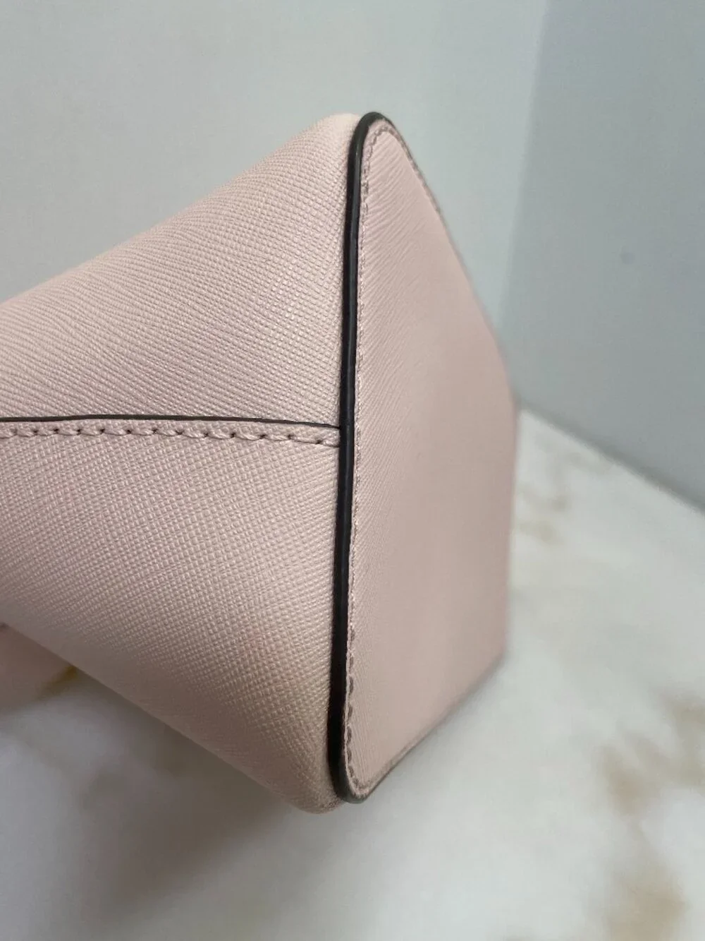 Michael Kors Jet Set Travel Medium Dome Shoulder Crossbody in Pink Leather & COA - Picture 5 of 16